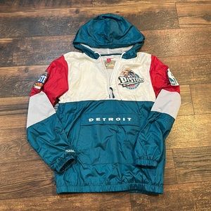 Throwback Detroit Pistons NBA Basketball Jacket